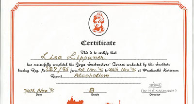 Yoga Teacher Diploma